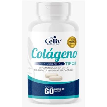 Imagem de Celliv, Colágeno Tipo 2 I I 60 Cápsulas + Vitaminas Máximo 1 Ao Dia