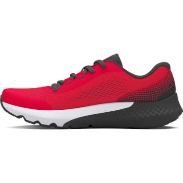 Imagem de Under Armour Tênis de corrida unissex infantil pré-escolar Rogue 4, (600) Vermelho/Castlerock/Branco, 10.5 Toddler