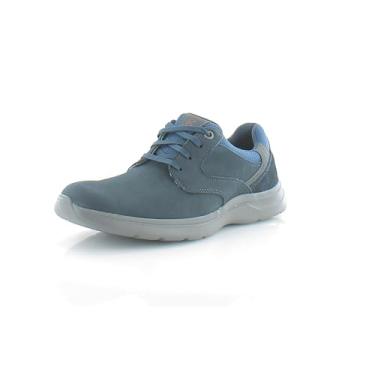 Imagem de Rockport Tênis masculino Patterson de bico liso, Nobuck New Dress Blues, 43