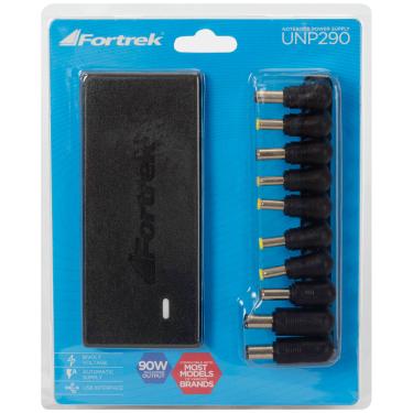 Imagem de Fonte Universal Para Notebook Fortrek UNP-290, 90W, 10 Pinos, Bivolt - 52369