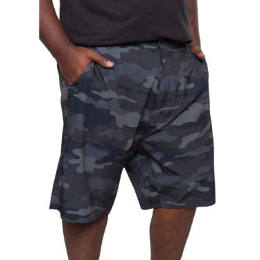 Imagem de Bermuda Boardshort Onbongo Plus Size Hibrido Preta B851A