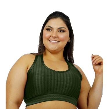 Imagem de Top Básico Fitness Plus Size G1 G2 G3 G4 Em Poliamida 3D WOLFOX-Feminino