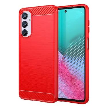 Imagem de Capas para Samsung Galaxy M54 5G.Caso básico,Botão de pressão flexível / 360 ° Proteção completa,Anti-fingerpirnts