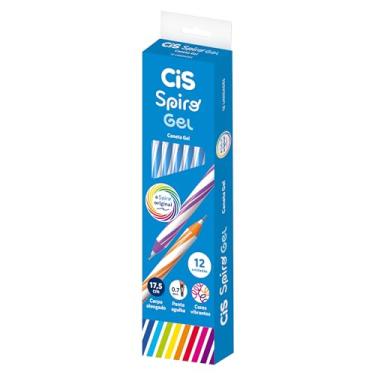 Imagem de Caneta CIS SPIRO GEL Azul Caixa com 12 unidades