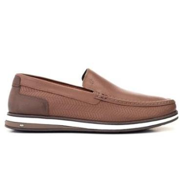 Imagem de Sapato Casual Jota Pe Marrom Em Couro Wind 82750w-Masculino