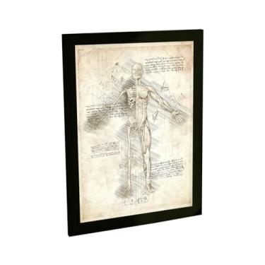 Imagem de Quadro Decorativo Corpo Humano Medicina Biologia Decoração Escritório