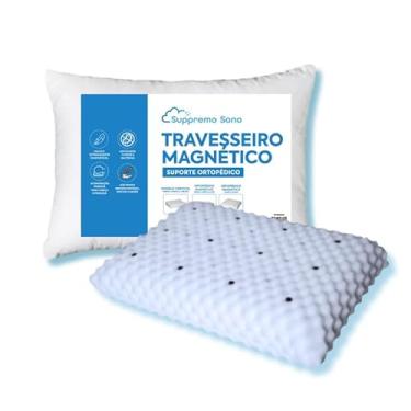 Imagem de Travesseiros Ortopedico Magnetico com Infravermelho Longo Anti Ronco Alivia Dor - Suppremo Sono