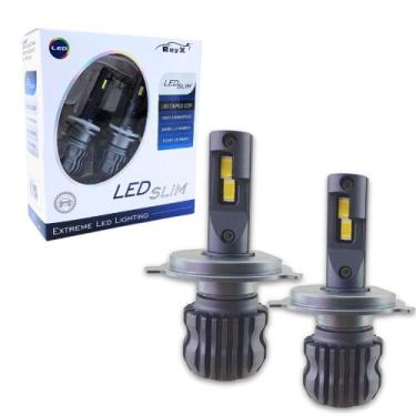 Imagem de Lampada de led para farol ray-x slim h4 50w o par 12 e 24v