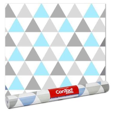 Imagem de Papel de Parede Listrado Arabesco Moderno Contact 10 Metros - Triangul