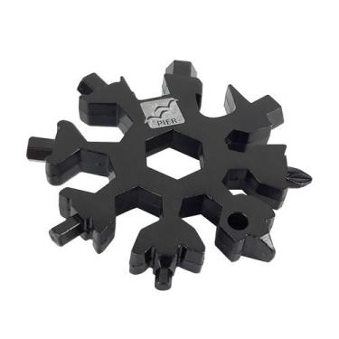 Imagem de Chave Multifunção Fenda/Phillips/Allen Snowflake Preta - Pier - Pier T