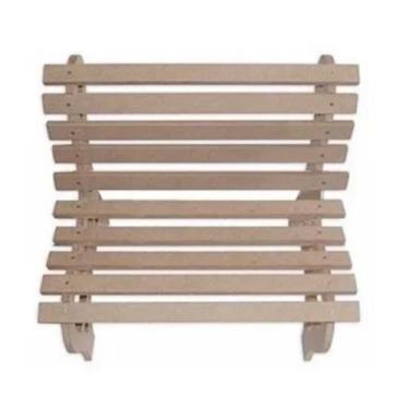 Imagem de Banco Da Praça Proveçal Mdf Cru Para Decoração Festas - Megaplast