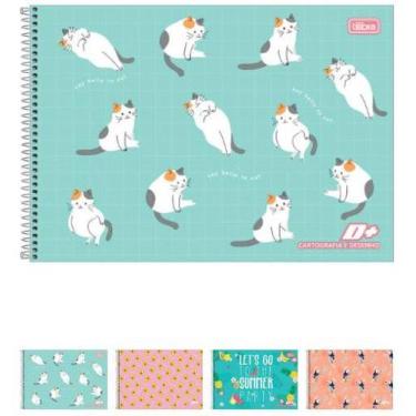 Imagem de Caderno tilibra cd cart fem 96 fls 17878