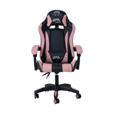 Imagem de Cadeira De Escritorio 3 COR: Gamer GAMING- R(Rosa) - EFA