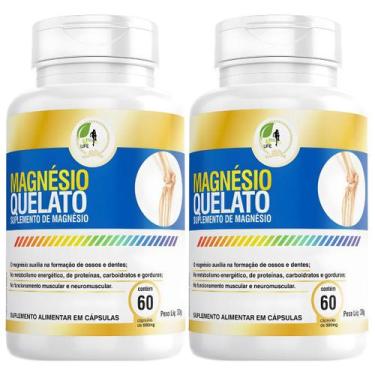 Imagem de Kit C/2 Magnésio Quelato - Fits Life - 60 cápsulas