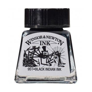Imagem de Tinta para Desenho Winsor & Newton 14ml Black Indian - WINSOR NEWTON