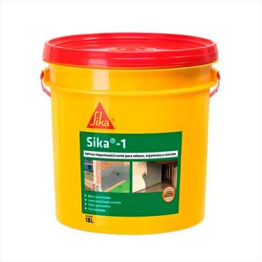 Imagem de Aditivo Impermeabiliza Argamassa E Concreto Sika-1 Balde 18l