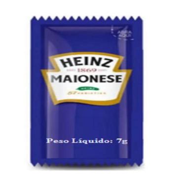 Imagem de MAIONESE HEINZ SACHES 144x7G- Sachê Heinz Maionese Caixa Fechada