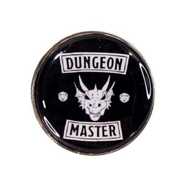 Imagem de Broche D&ampD Dnd - RPG - CN, Preto