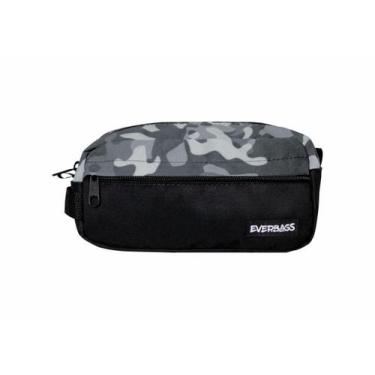 Imagem de Estojo Necessaire Escolar Material Organizador Leve Bolso Divisória An