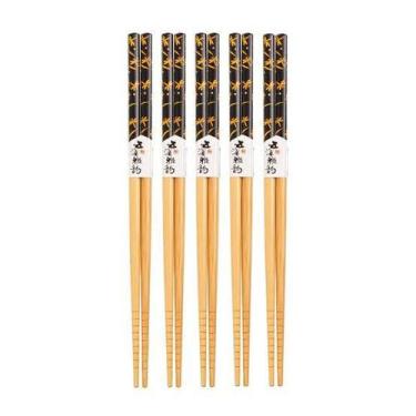 Imagem de Kit Hashi Japonês Tsurus Libélulas 5 Pares Yoi - Full Fit