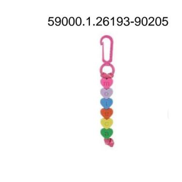 Imagem de Chaveiro Lucky Charm Moleca Para Bolsas e Chaves 59000, Coraçoes Color
