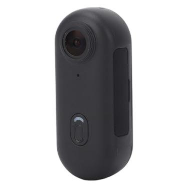 Imagem de Mini câmera de ação, câmera de ação com polegar 1080P e ângulo amplo de 120 graus, câmera esportiva portátil, pequena câmera corporal, câmera vestível com clipe para vlogging