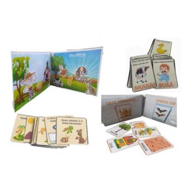 Imagem de Kit De Jogos Para Fonoaudiólogo Estimulação Da Fala Autista - T&D JOGO