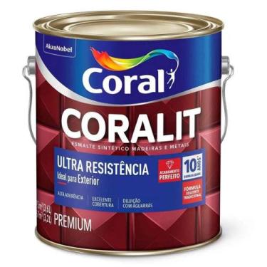 Imagem de Tinta Esmalte Coral Coralit Ultra Resistência Brilho 3,6L