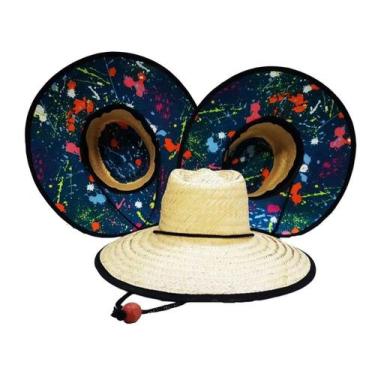 Imagem de Chapéu de Palha Forrado sem logo - Azul Escuro 1 - Pierside Surf, Azul