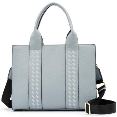 Imagem de ToLFE Sacolas femininas com alça superior bolsas e bolsas de couro PU bolsas Hobo de ombro, Jeans