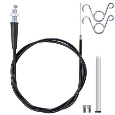 Imagem de Kit de cabo do acelerador de 50 polegadas compatível com mini bicicleta MB165 196cc 5,5hp MB200 200cc 6,5hp e pit bike thermal warrior CT200U MOTOVOX MBX10 MBX11 MBX12 79cc 79,5cc Molas de aceleração