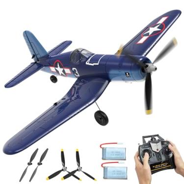 Imagem de RCSHOBBY RC Plane 4-CH Remote Control Airplane F4U Corsair RTF Aircraft with One-Key Aerobatic and 6-axis Stabilizer,Ready to Fly RC Airplane for Beginner, Ideal Gift for Adults