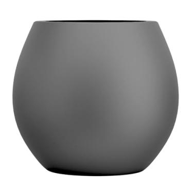 Imagem de Vaso Fibra De Vidro Decoração 40cm Estilo Vietnamita Plantas (Cinza Fosco)