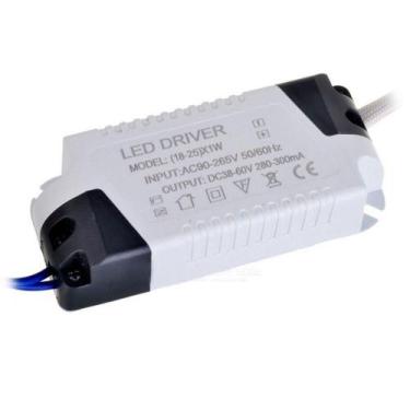 Imagem de Driver Reator LED 18 - 25W 300mA Luminaria Painel Plafon Bivolt - LED 