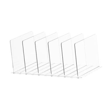Imagem de Generic Divisores de prateleiras, divisórias de roupas, tábuas resistentes, ajustáveis, multifuncionais, práticos, separadores para casa, cozinha, bolsas, 6 Peças