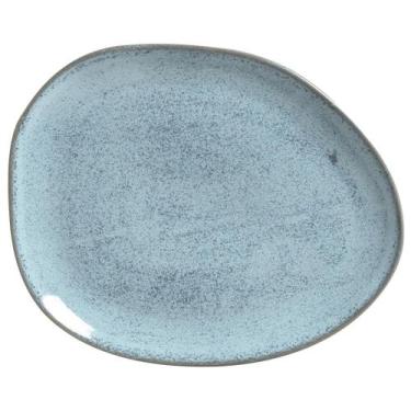 Imagem de CONJUNTO C/ 6 PRATOS RASO OVAL ORGÂNICO BREEZE Ø 29x2,5 CM - Porto Bra