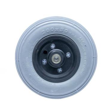 Imagem de Roda Aro 8 Dianteiro Bipartido Pneu Maciço Cadeira De Rodas - Freedom