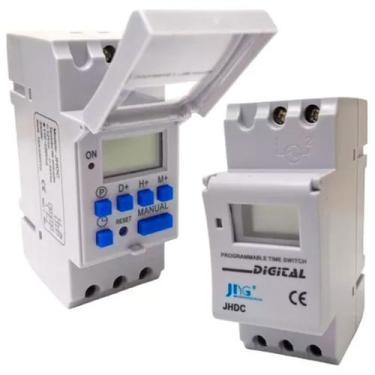 Imagem de Timer Temporizador Digital JNG Bivolt Programador JTHC