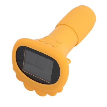 Imagem de Câmera Portátil do Microscópio, Câmera Portátil do Microscópio da Tela Colorida de 1000x 2.0 Polegada Ips Com 8 Luzes do Diodo Emissor de Luz para Crianças Adultos (YELLOW)