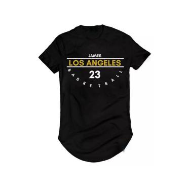 Imagem de Camiseta Longline King James Los Angeles Laker Basquete