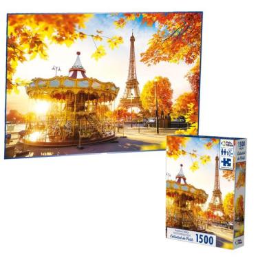 Imagem de Quebra Cabeça Adulto Infantil 1500 Peças Paisagens Puzzle - Pais & Fil