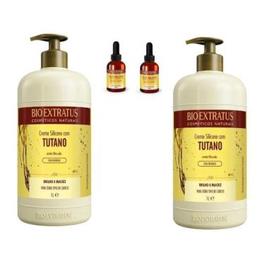 Imagem de 2 Creme De Silicone 1 L Bio Extratus Tutano+ 2 Óleo Sillitan