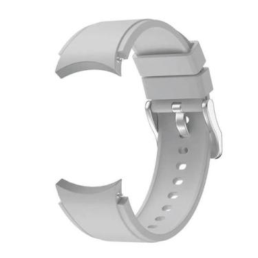 Imagem de Pulseiras de Silicone Compatível Com Galaxy Watch 6 - Poolsy, Cinza
