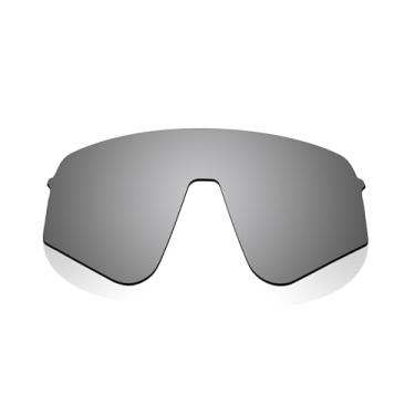 Imagem de Littlebird4 Substituição de lentes polarizadas premium de 1,5 mm para óculos de sol Oakley Sutro Lite Sweep OO9465 - Multiopções (espelhado de titânio)