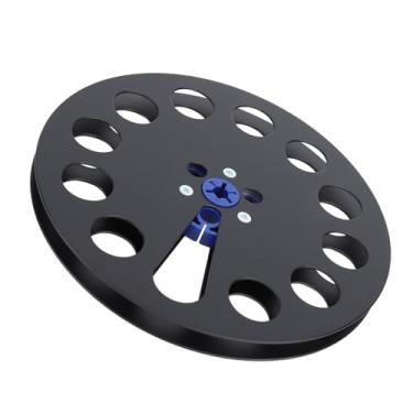 Imagem de Carretel Vazio de 7 x 1/4 para Enrolar, Carretel de Fita Vazio de Liga de Alumínio de 1/4 7 Polegadas para Gravação de Carretel Aberto, Fita de Som, Disco Vazio, Máquina de