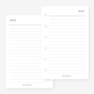 Imagem de Caderno de bolso forrado agenda agenda refil para bolso tamanho 6 anel fichário 8 x 5