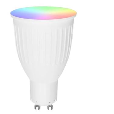Imagem de ngnsky Lâmpada inteligente WiFi GU10 compatível com Alexa, Google Assistant, controle de voz, 7W