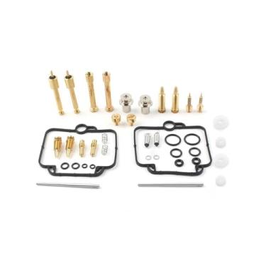 Imagem de Kit de reparo de carburador de motocicleta para Suzuki GS500E DR350 DR250S/SE GSX1100 BST33 BMW F650 peças de jatos de junta de agulha flutuante (1 conjunto)