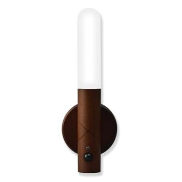 Imagem de A Lâmpada de Indução do Corpo Humano é Equipada Com Baterias Recarregáveis, Luzes de Parede Decorativas Internas, Luzes LED de Detecção Infravermelha, Iluminação Ajustável (Castanho - Matte)