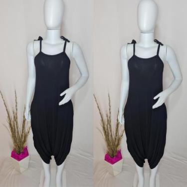 Imagem de Macacão Nozinho Saruel Com Bolso Moda Femenina - nascimentomodas, Pret